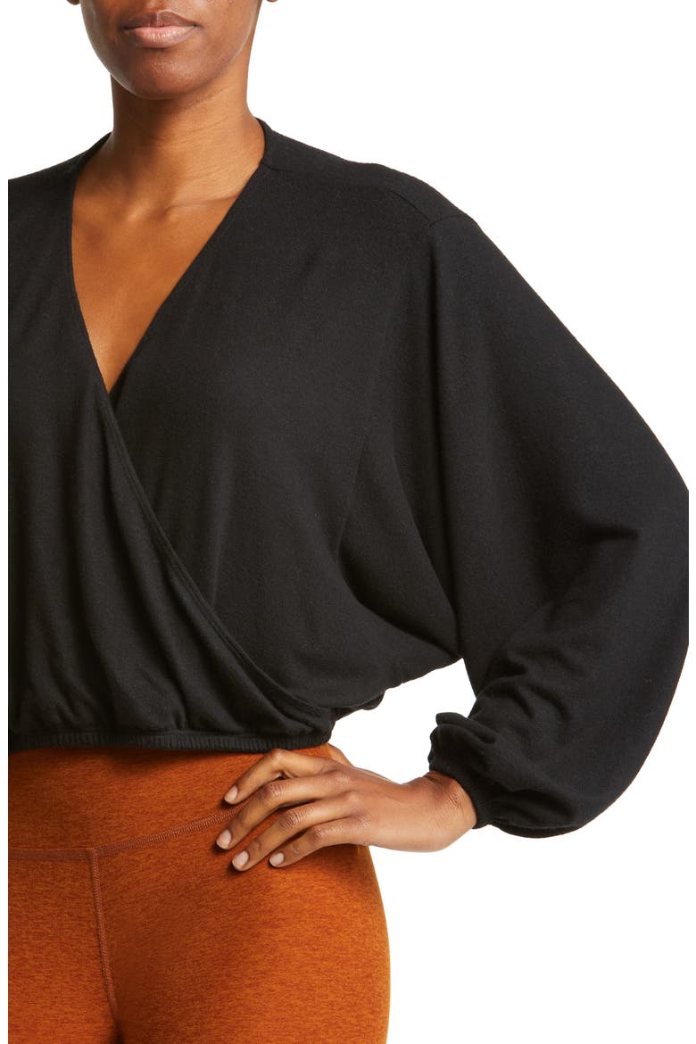 Wrapped Up Pullover, Alternate, color, BLACK