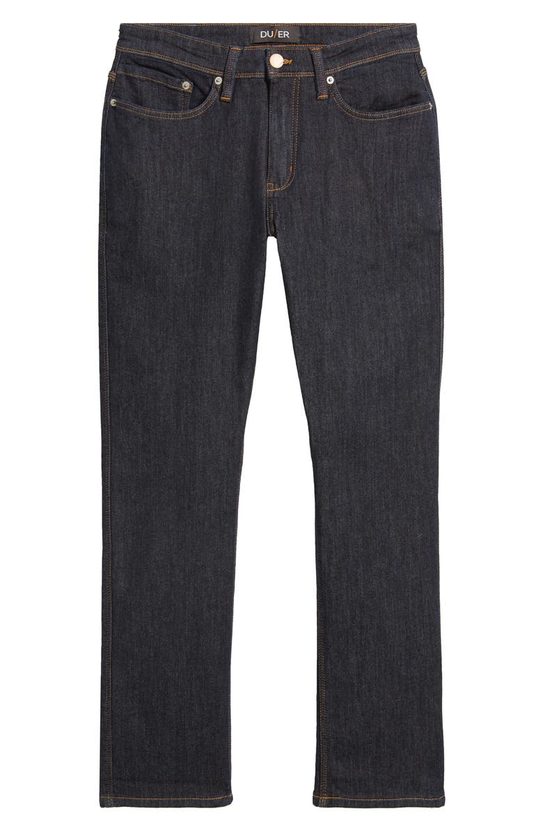 DUER Fireside Relaxed Tapered Fleece Lined Denim Jeans, Alternate, color,