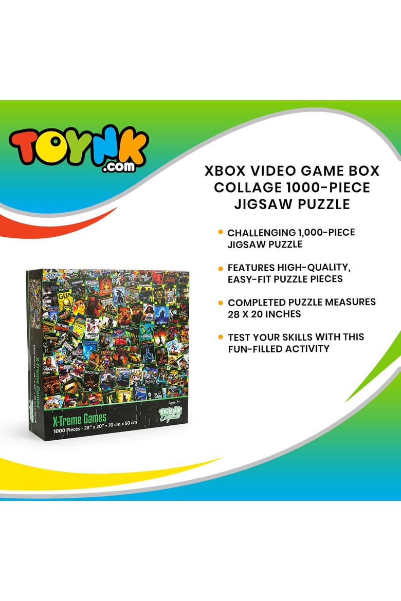 X-Treme Games Collage 1000-Piece Jigsaw Puzzle, Alternate, color, Multi-Color