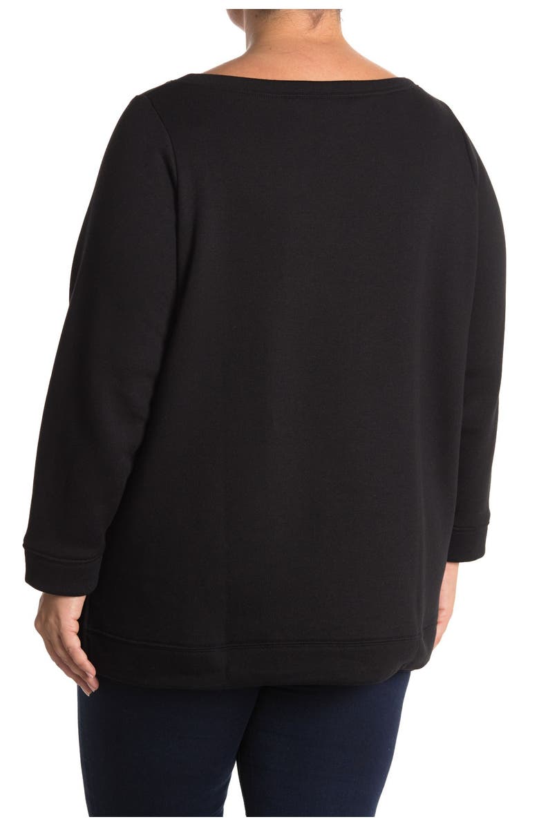 Rachel Roy Shiva Boatneck Sweatshirt, Main, color, 