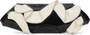 behno Elizabeth Baguette Mini Leather Clutch