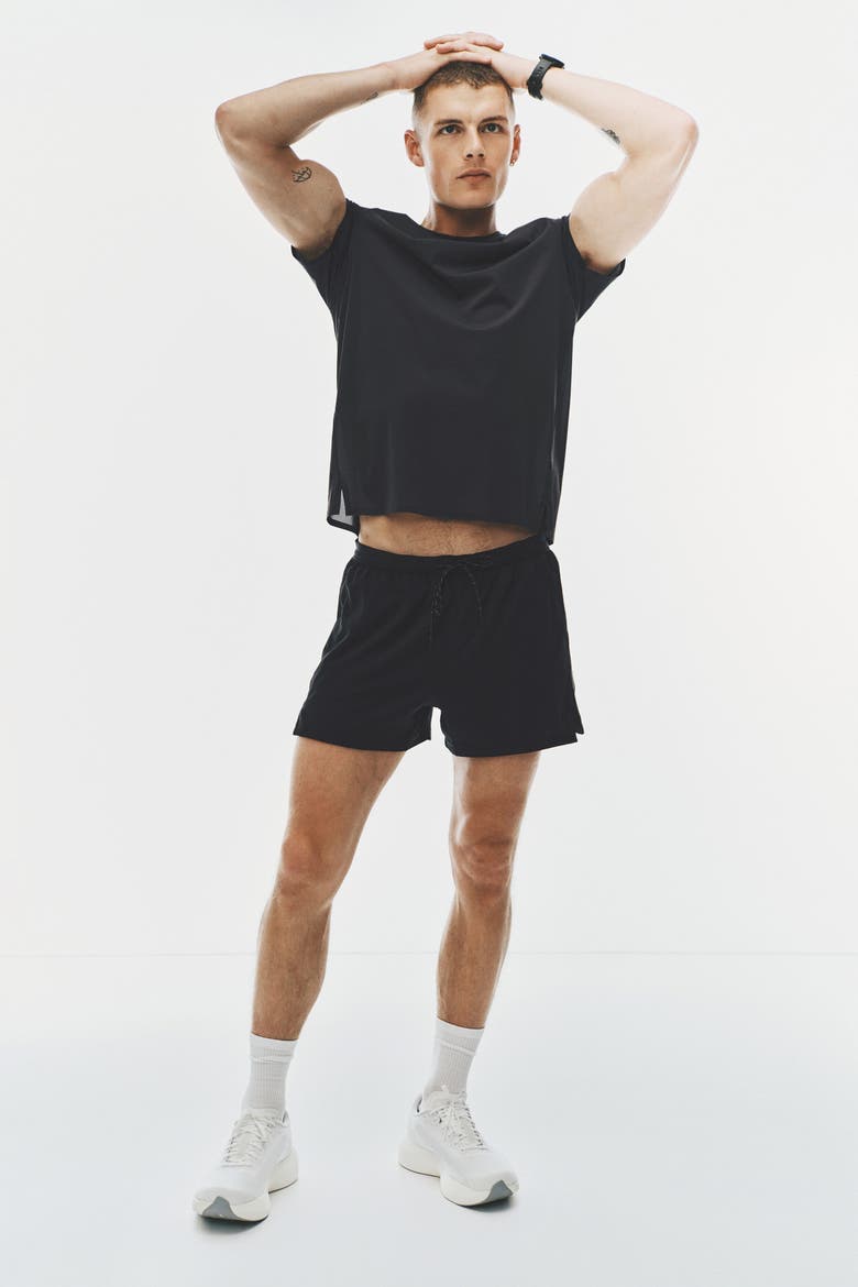 Lightweight Cooling Running T-shirt, Alternate, color, Dark gray