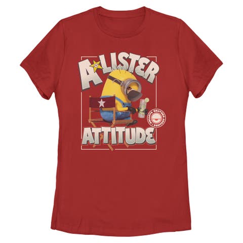 Junior's Minions & Monsters A Star Lister Attitude  Graphic T-Shirt