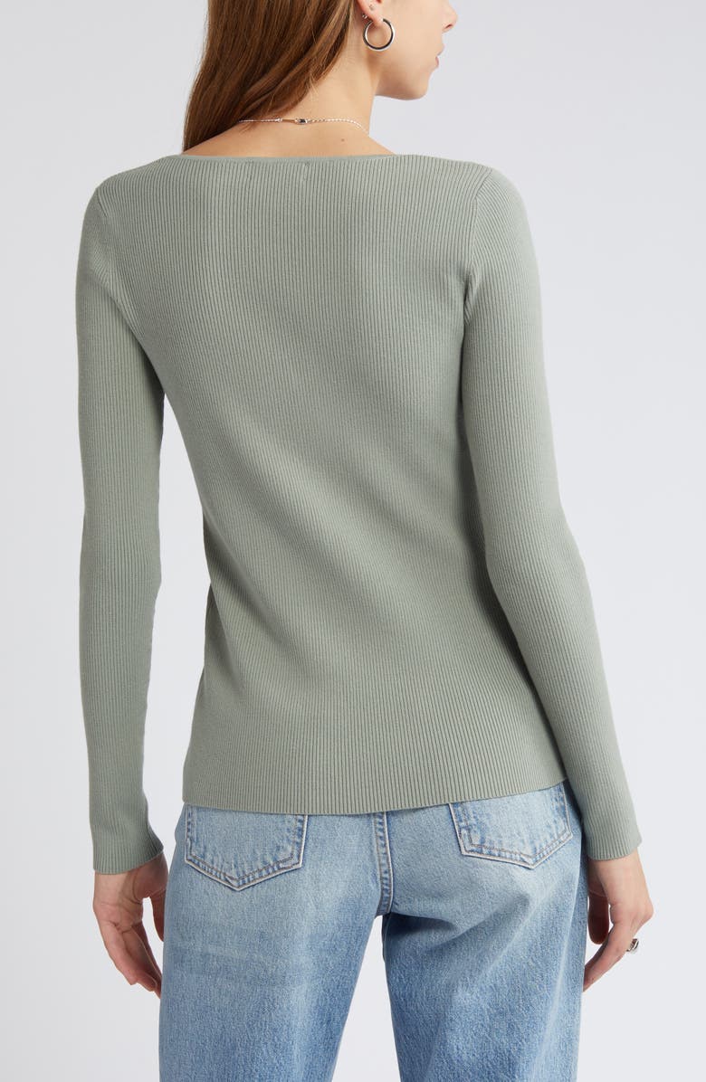 Open Edit Luxe Sculpt Cardigan, Alternate, color, Green Halo