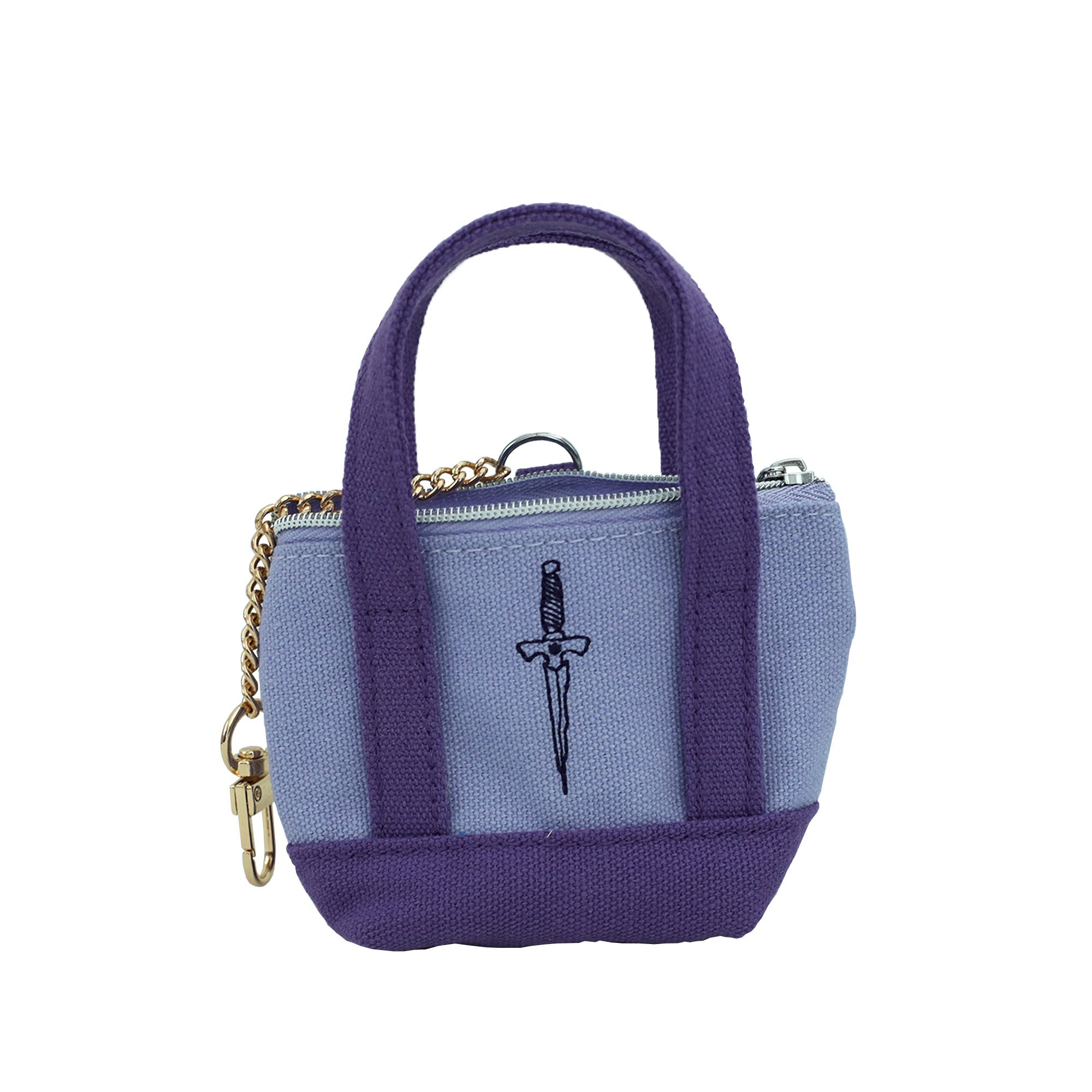 Bookish Tiny Tote Bag Charm - Choose from 8 Option, Main, color, Dagger