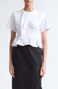 Cecilie Bahnsen Ace Ruched T-Shirt