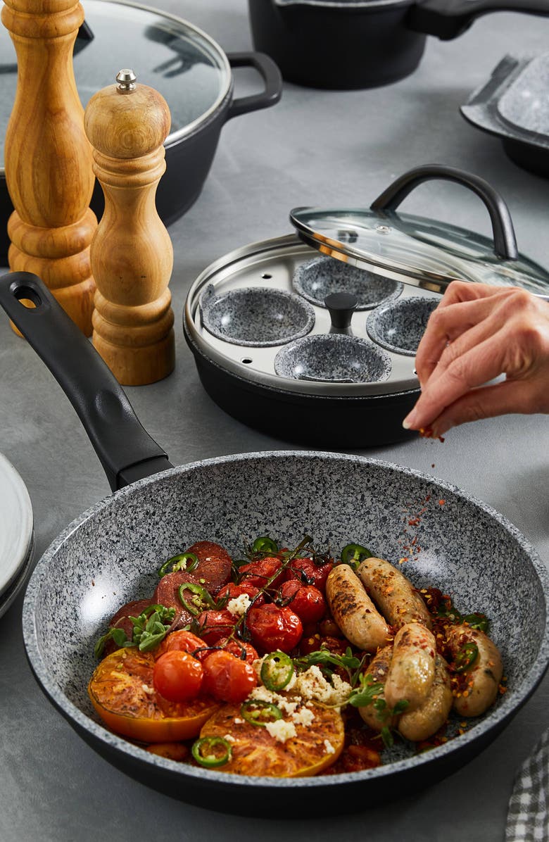 Cuisine::pro<sup>®</sup> STONE X² Non Stick Frypan Twin Pack  26cm/10" & 30cm/12", Alternate, color, Black