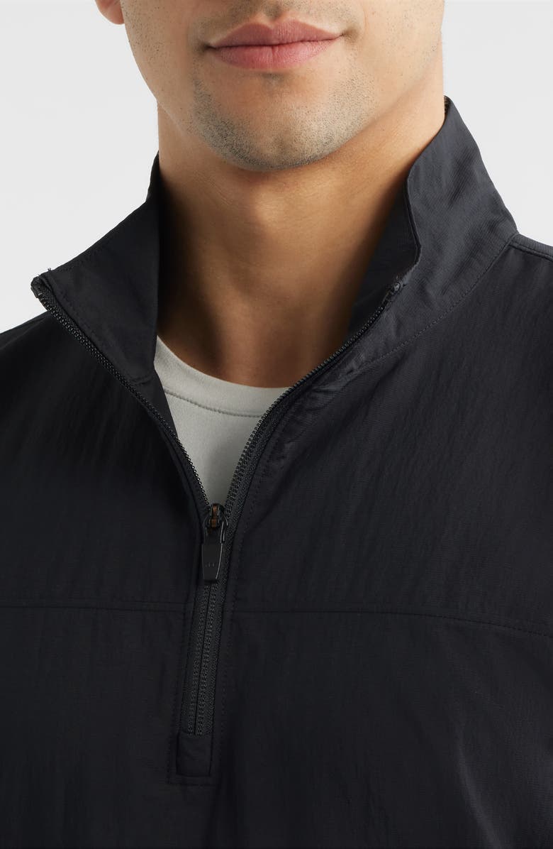 Zella Golf Pro Silk Short Sleeve Quarter Zip, Alternate, color, 