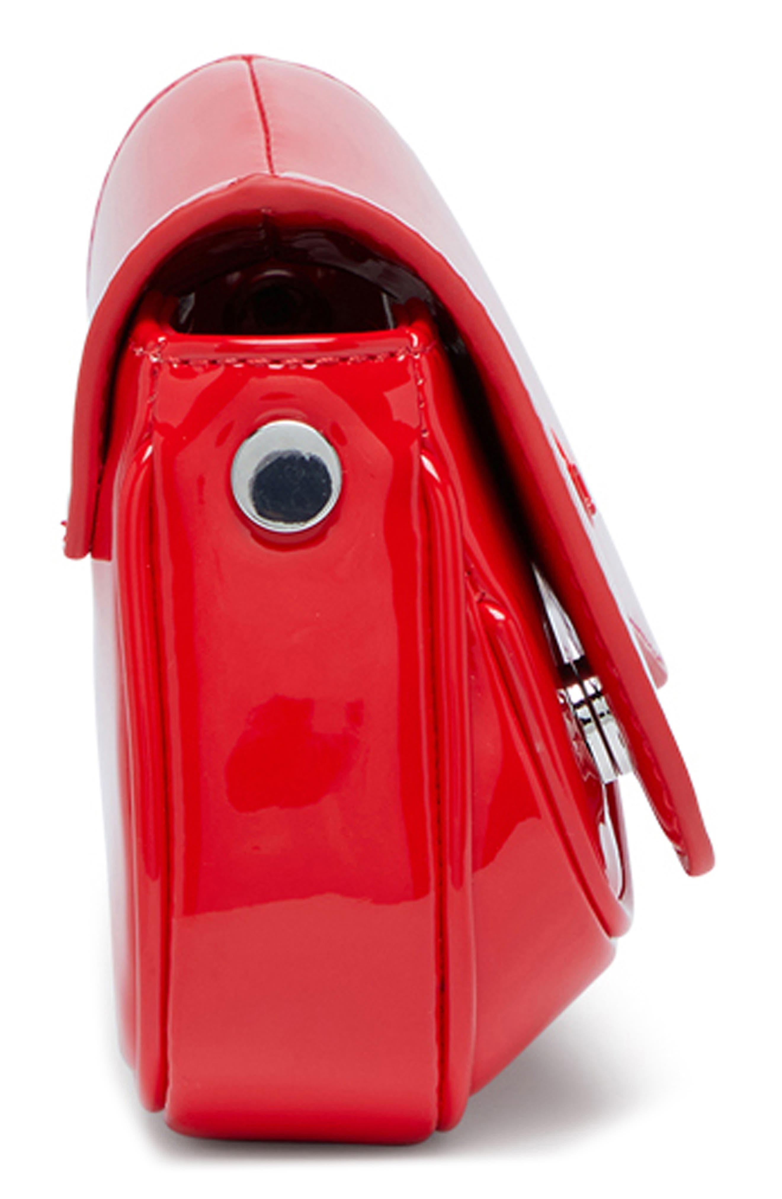 DIESEL<sup>®</sup> Small Play Patent Crossbody Bag, Alternate, color, Red