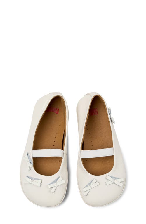Shop Camper Twins Ballet Flat In White Natural