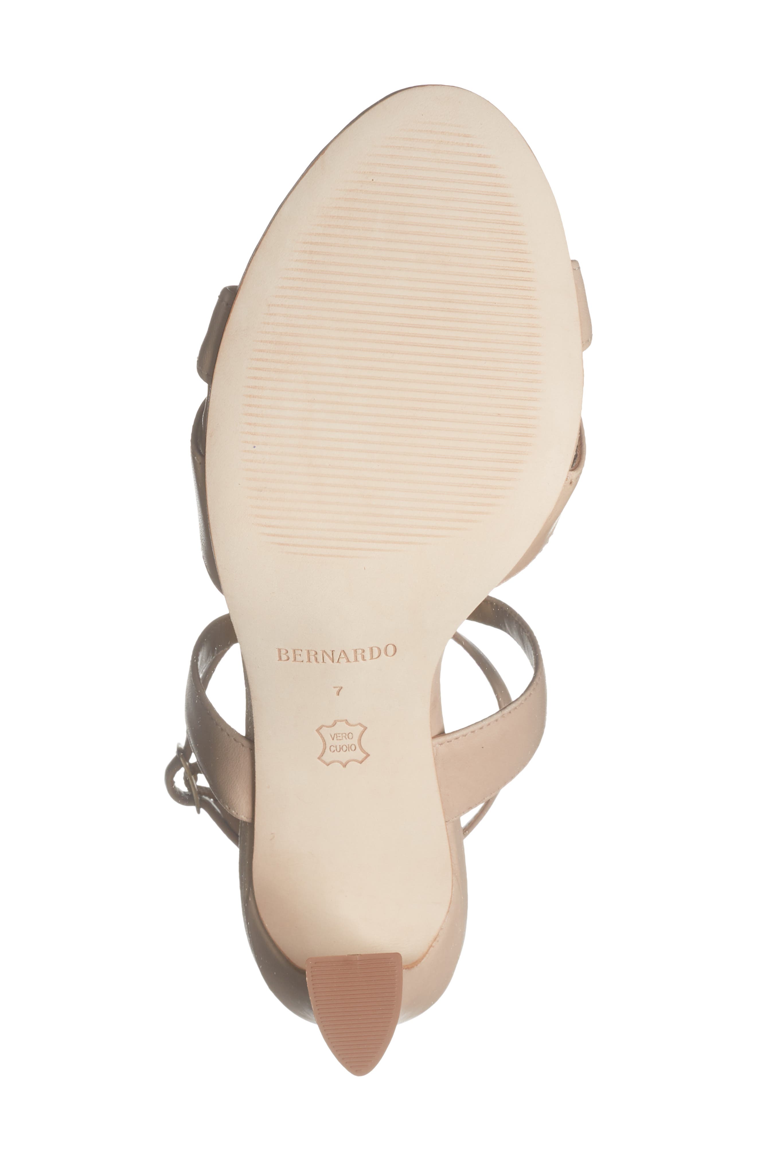 Bernardo Neera Sandal, Alternate, color, Blush Antique Calf