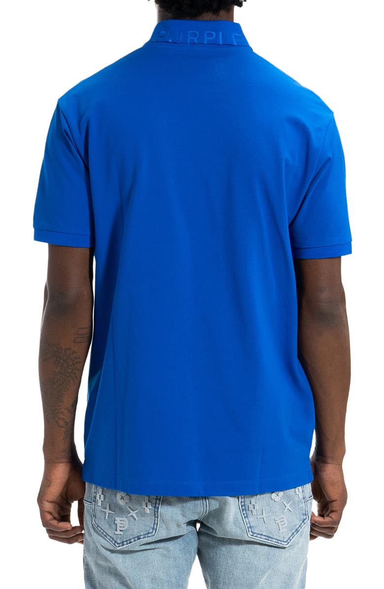 PURPLE BRAND Stretch Cotton Piqué Knit Polo, Alternate, color, 