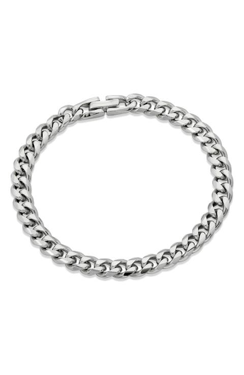 Flat Curb Chain Bracelet