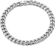 SAVVY CIE JEWELS Flat Curb Chain Bracelet