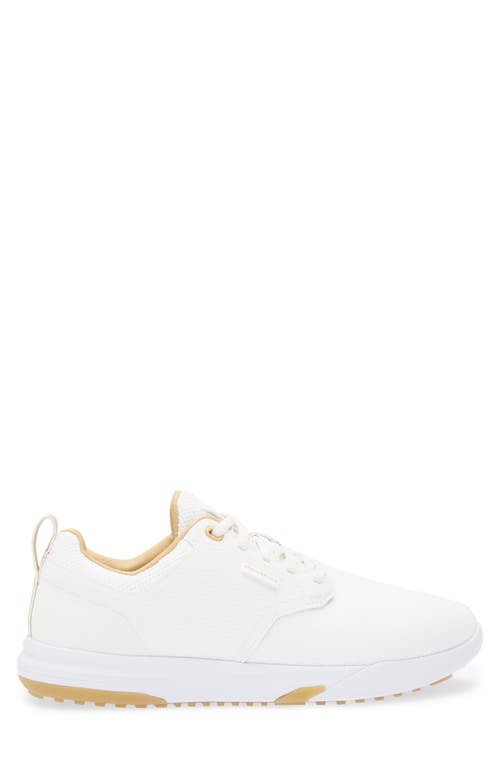 Travismathew The Daily Pro Hybrid Sneaker In White/gum