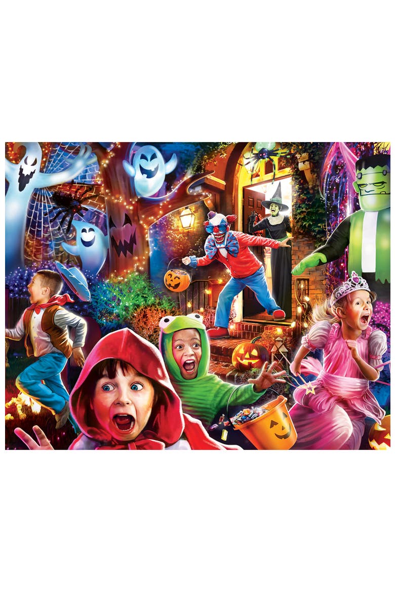 Halloween Glow 100pc Puzzles 4-Pack, Alternate, color, Multicolor