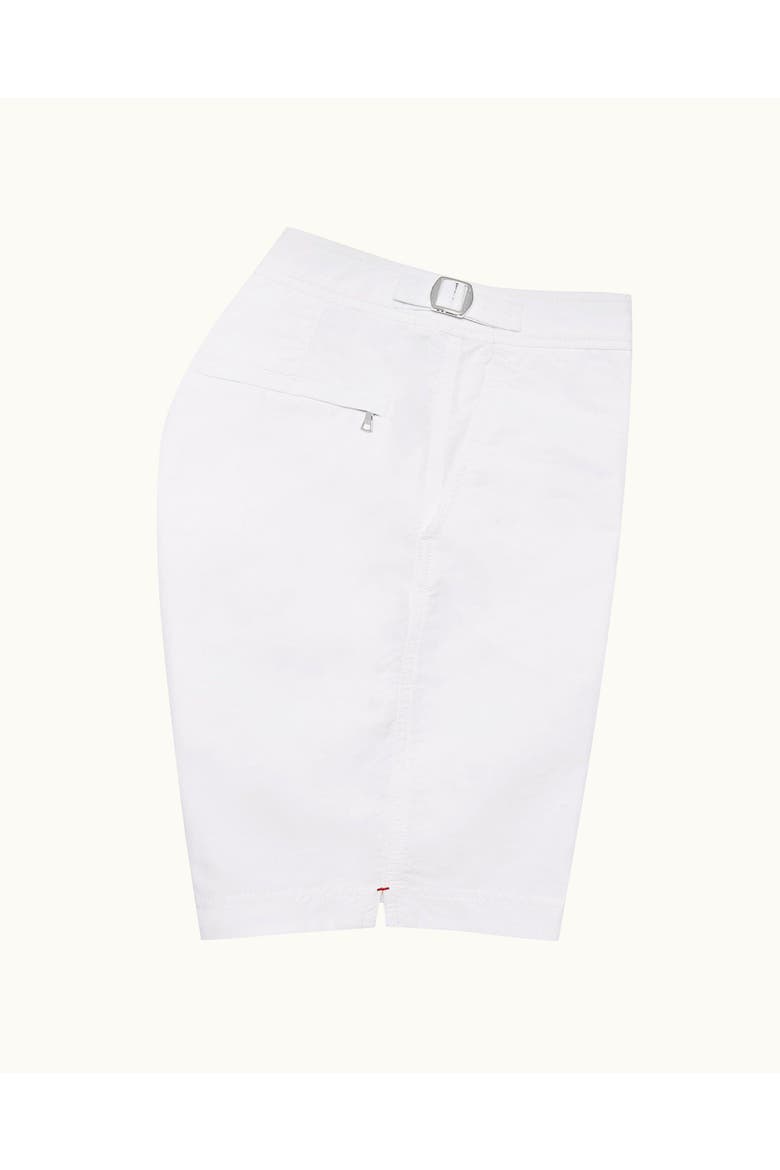 Dane Longest-Length Swim Shorts, Alternate, color, White