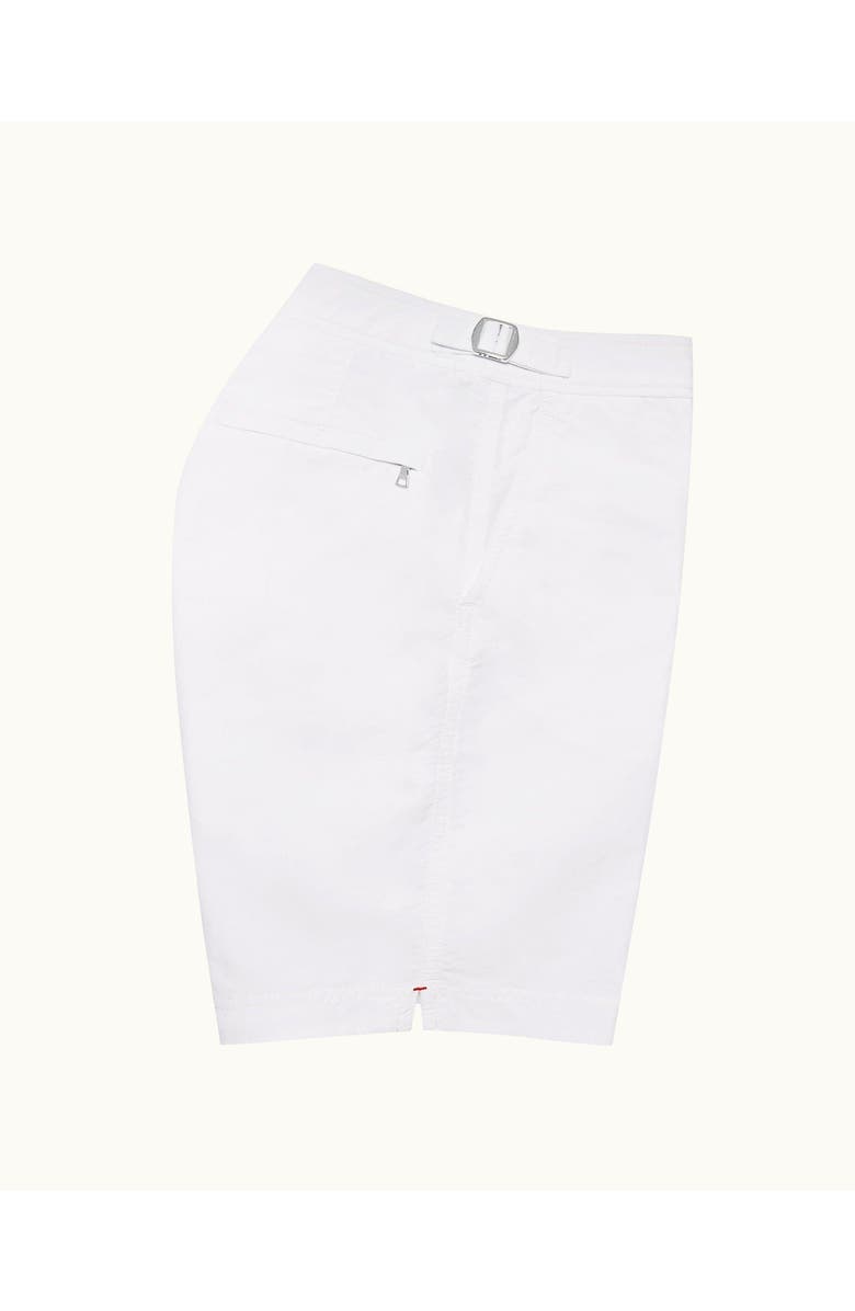 Orlebar Brown Dane Longest-Length Swim Shorts, Alternate, color, White