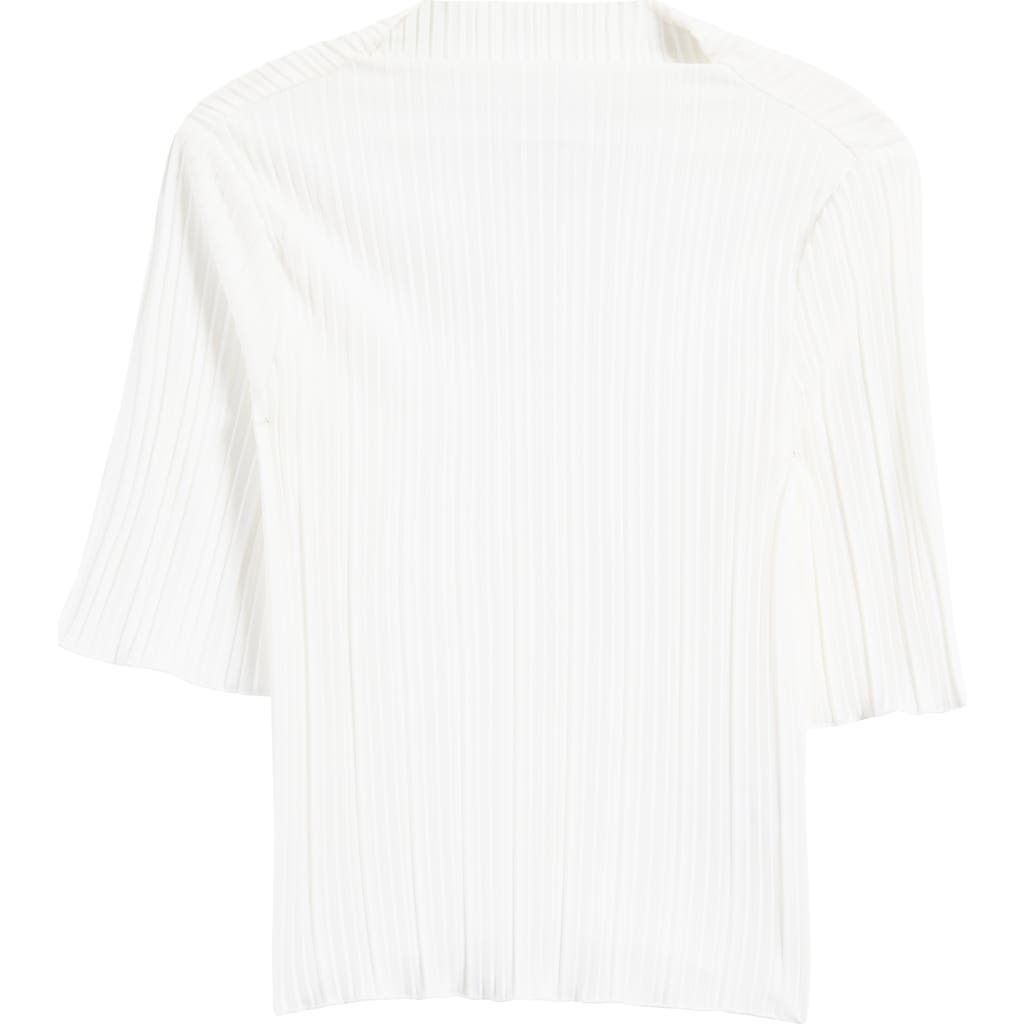 Shop Reformation Spencer Knit Top In Fior Di Latte