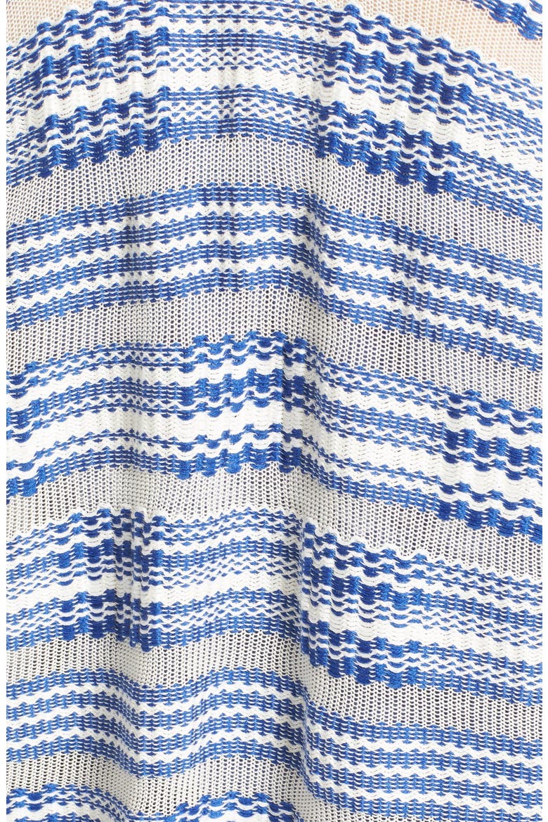 'Jessica' Linen & Cotton Cardigan, Alternate, color, HUDSON BLUE