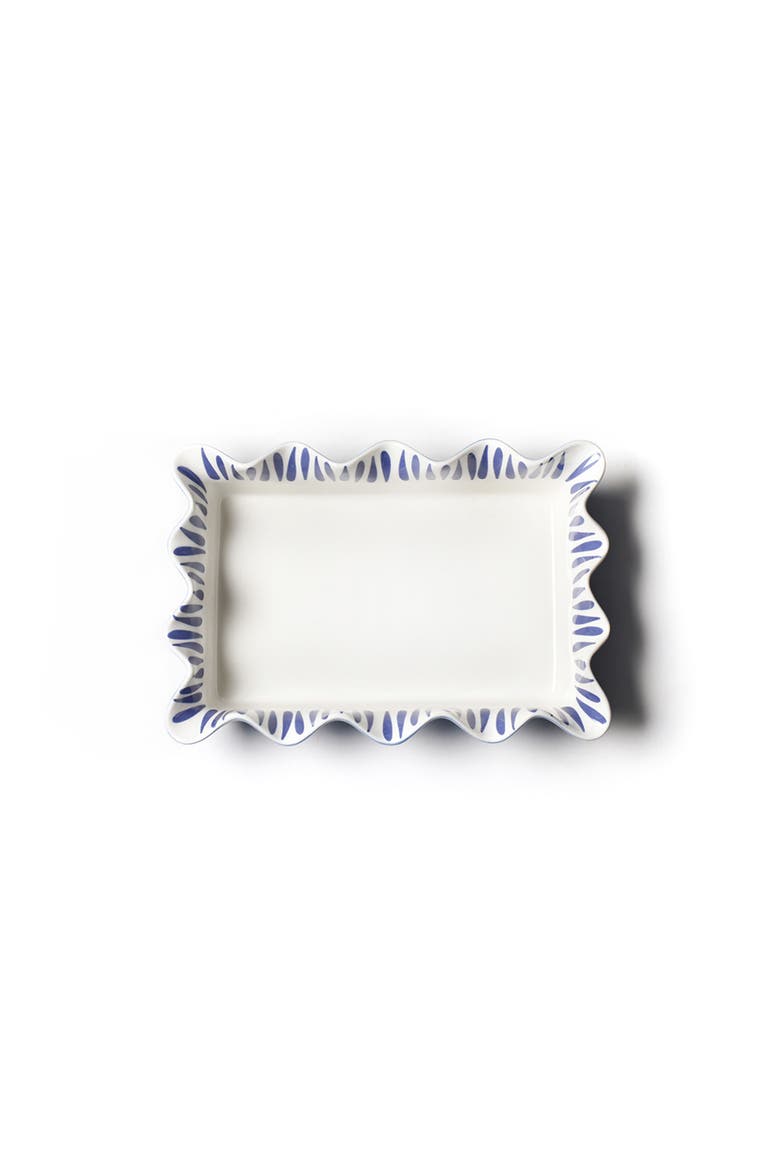 Iris Blue Drop 13 Casserole, Alternate, color, Blue