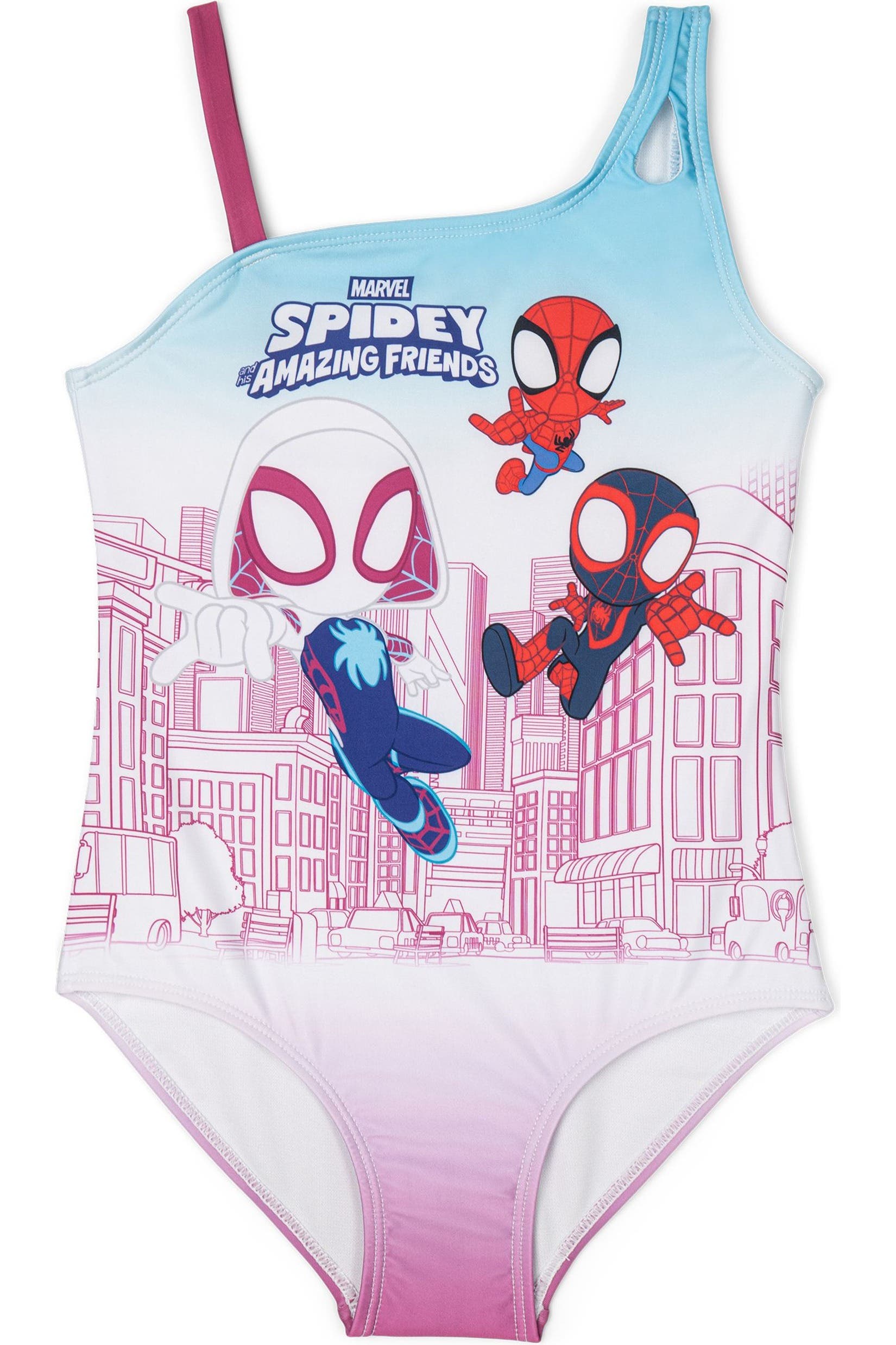 selected Spidey Purple Blue