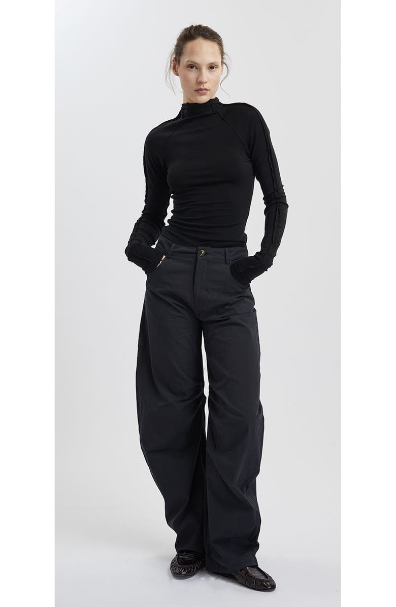 Mother of All Pepper Turtleneck Long Sleeves Shirt, Main, color, Black