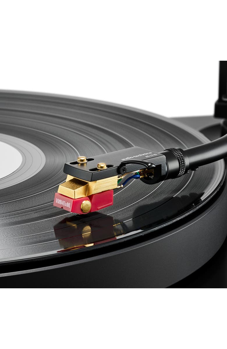 Audio-Technica AT-VM740xML/H VMx Headshell & Microlinear Dual MM Cartridge Combo Kit, Alternate, color, Red/Black