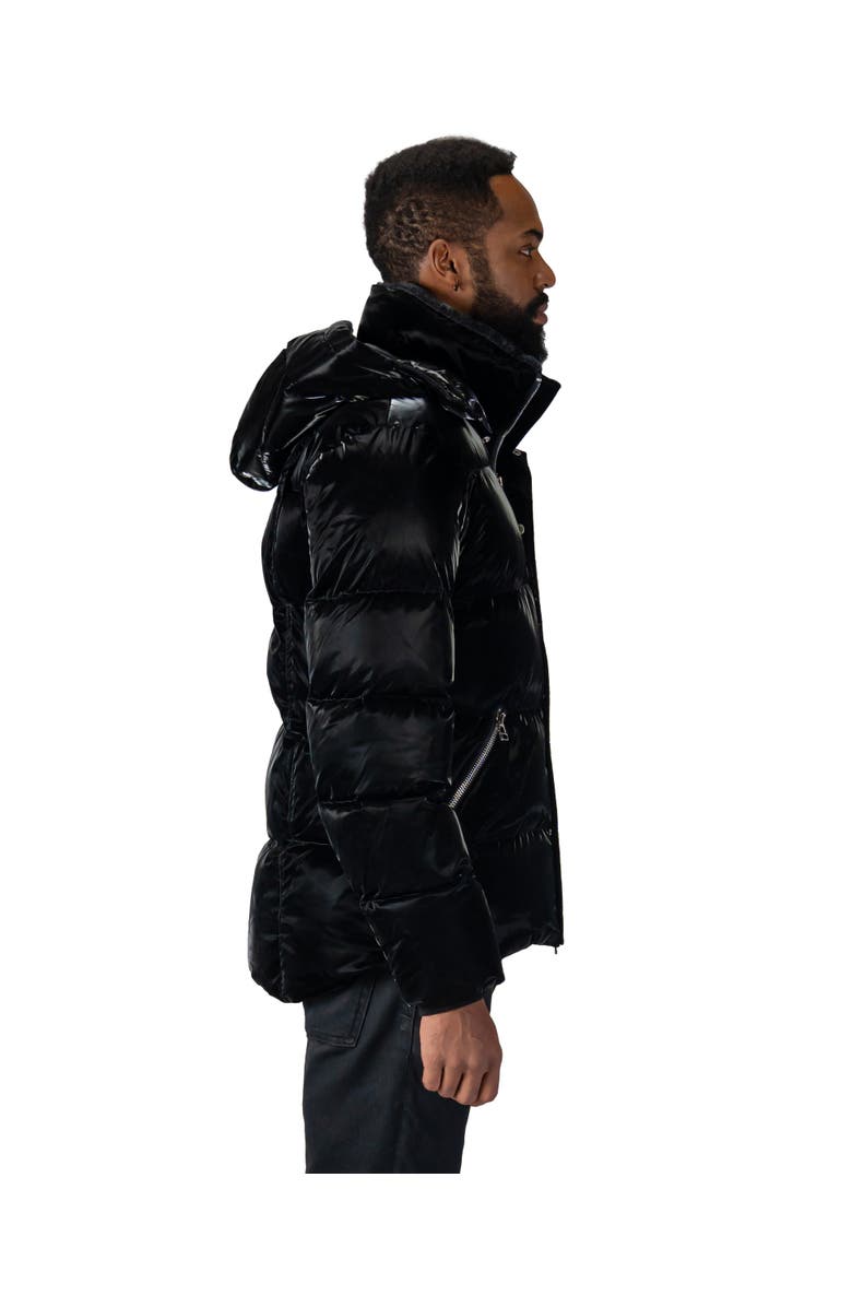 Woodpecker Men's Bumnester 3/4 Length Quilted Coat, Alternate, color, All Wet Black