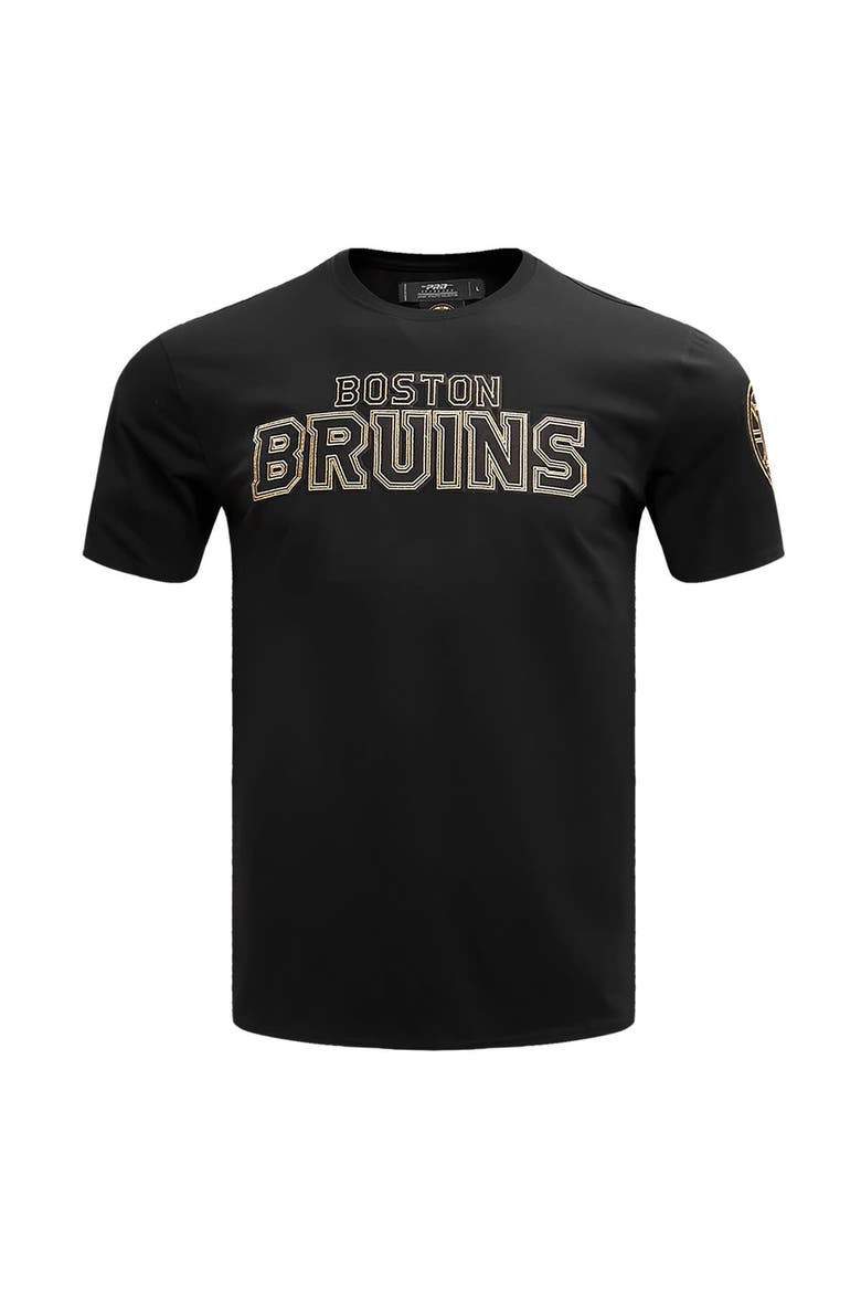 Men's Pro Standard Black Boston Bruins Wordmark T-Shirt, Alternate, color, Black