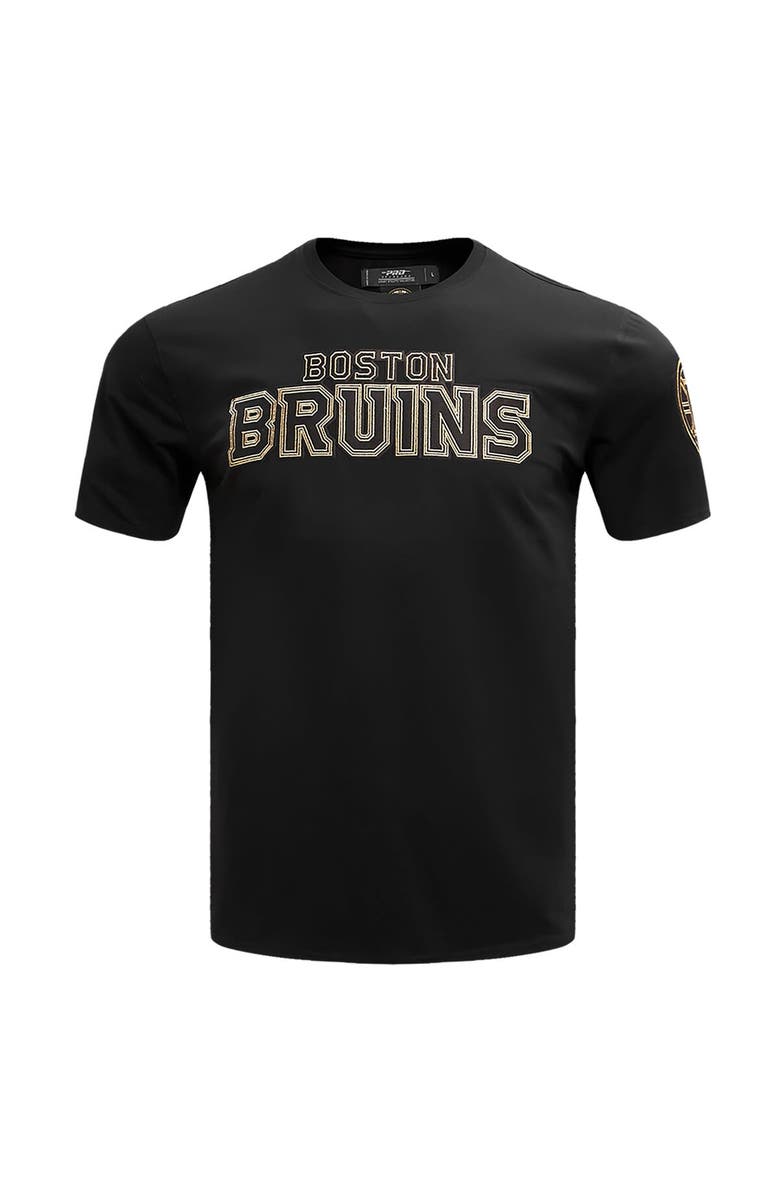 PRO STANDARD Men's Pro Standard Black Boston Bruins Wordmark T-Shirt, Alternate, color, Black