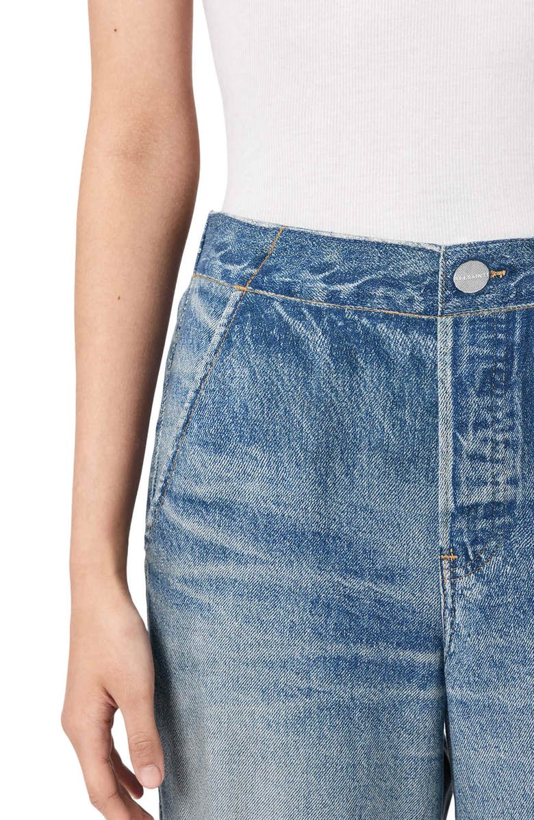 AllSaints Selma Cargo Jeans, Alternate, color, Illusion Indigo