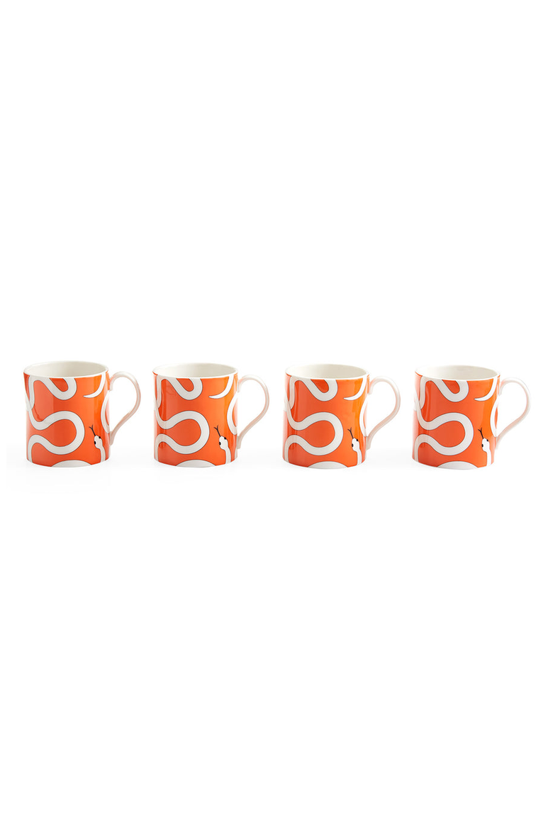 Eden Mug Set, Main, color, Poppy Orange