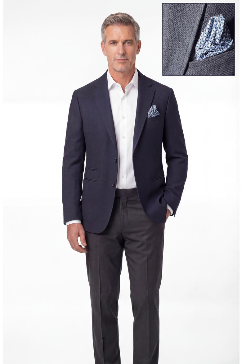 Two-Button Sport Coat, Alternate, color, NAVY
