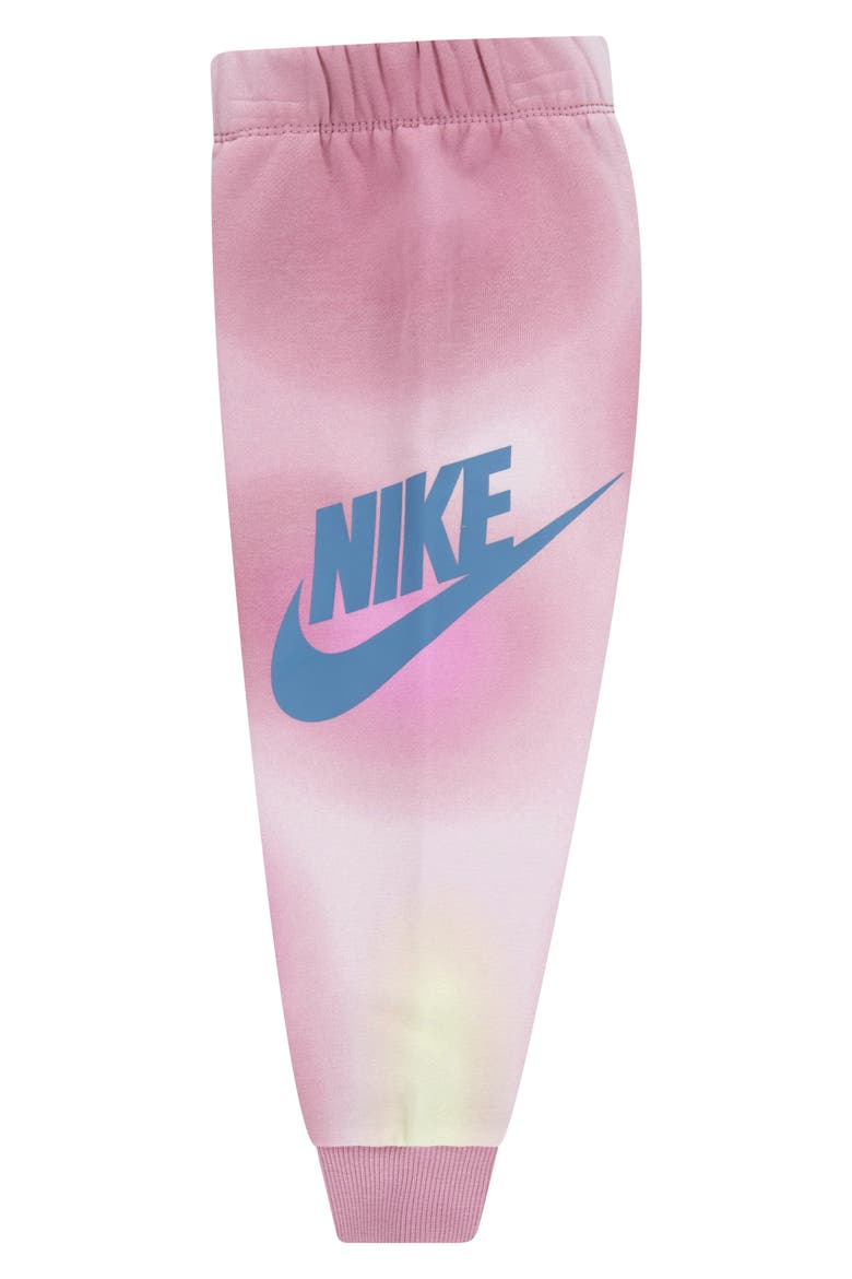 Kids' Swoosh Graphic Hoodie & Joggers, Alternate, color, MAGIC FLAMINGO