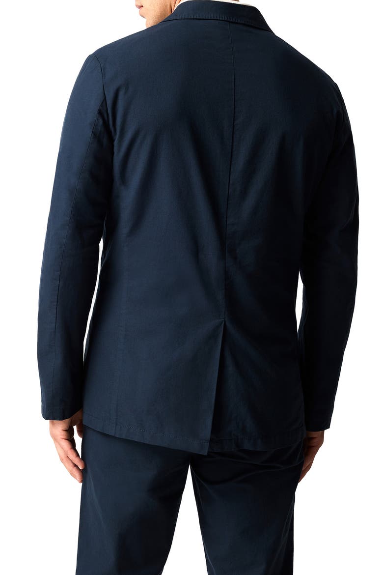 Gunn Stretch Cotton Suit Jacket, Alternate, color, NAVY