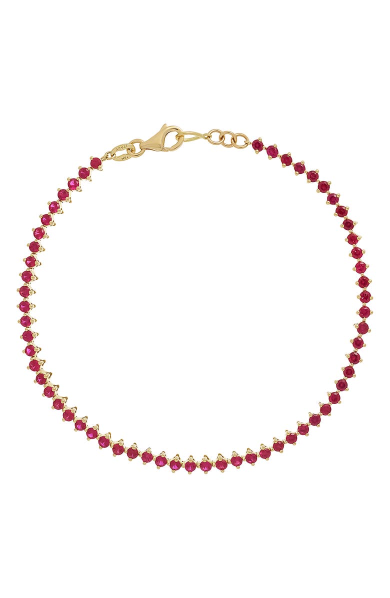 Bony Levy El Mar Ruby Tennis Bracelet, Main, color, 