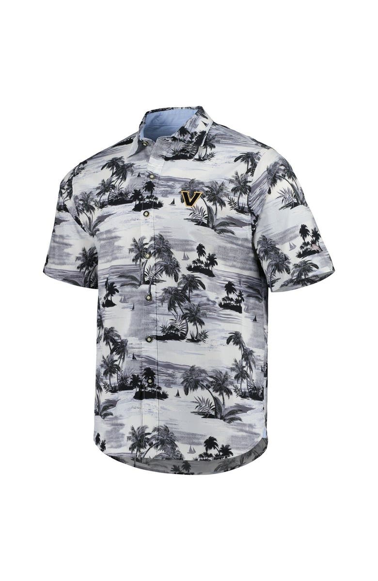 Tommy Bahama Men's Tommy Bahama Black Vanderbilt Commodores Tropical Horizons Button-Up Shirt, Alternate, color, 