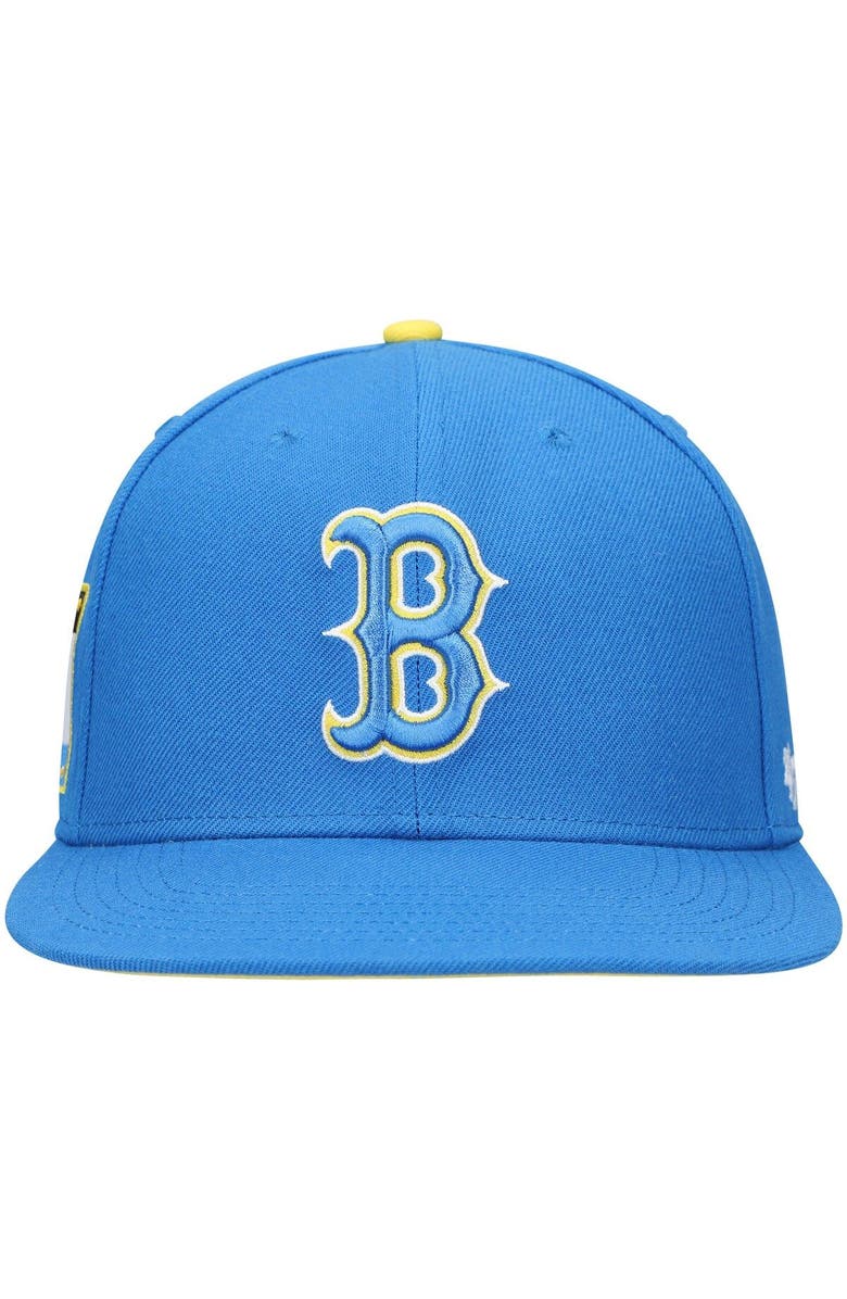'47 Men's '47 Blue Boston Red Sox 2021 City Connect Captain Snapback Hat, Alternate, color,