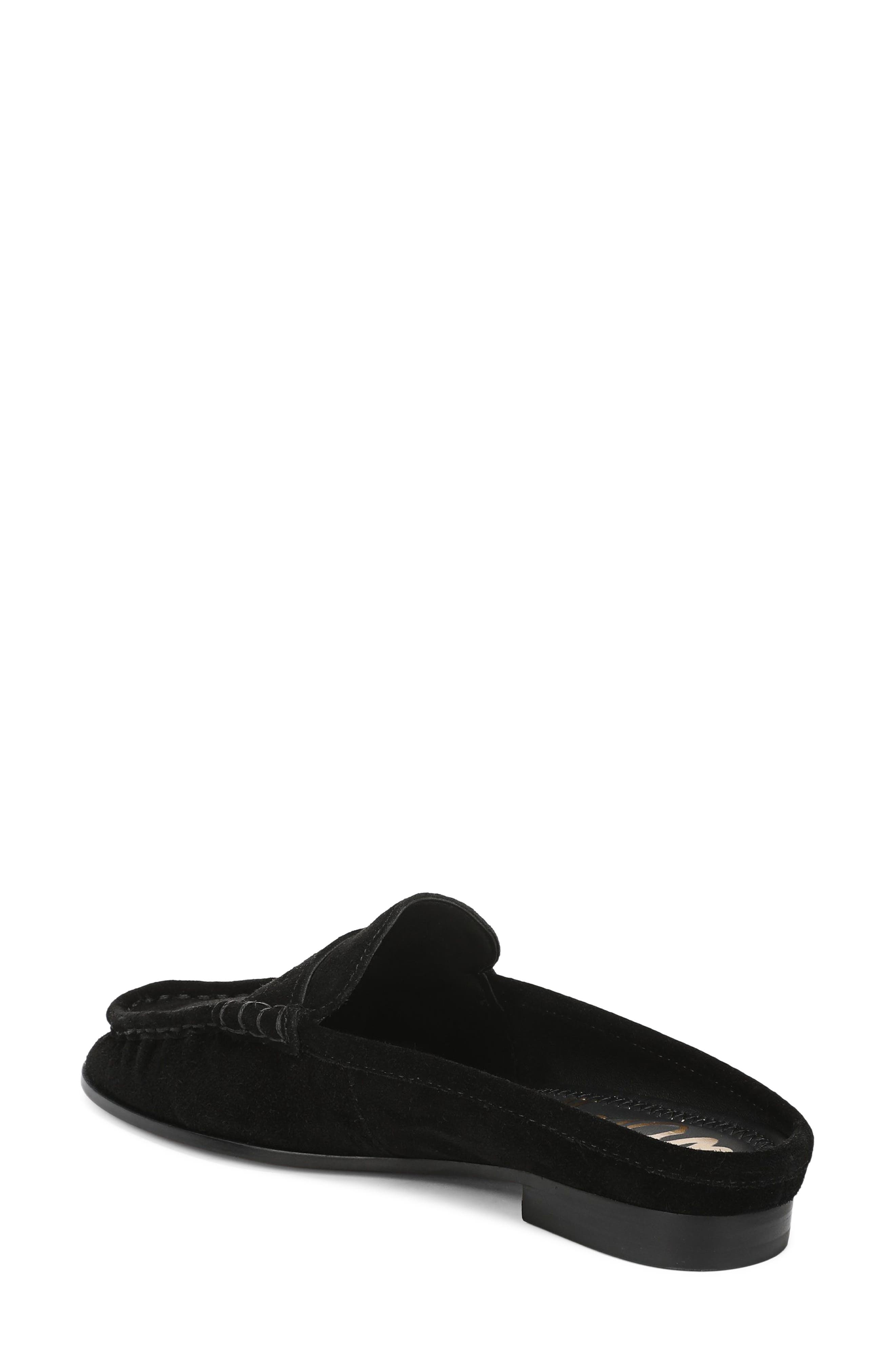 Sam Edelman Louella Penny Loafer Mule, Alternate, color, Black Suede