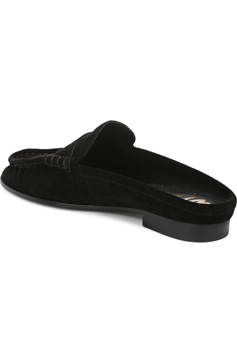 Sam Edelman Louella Penny Loafer Mule, Alternate, color, Black Suede