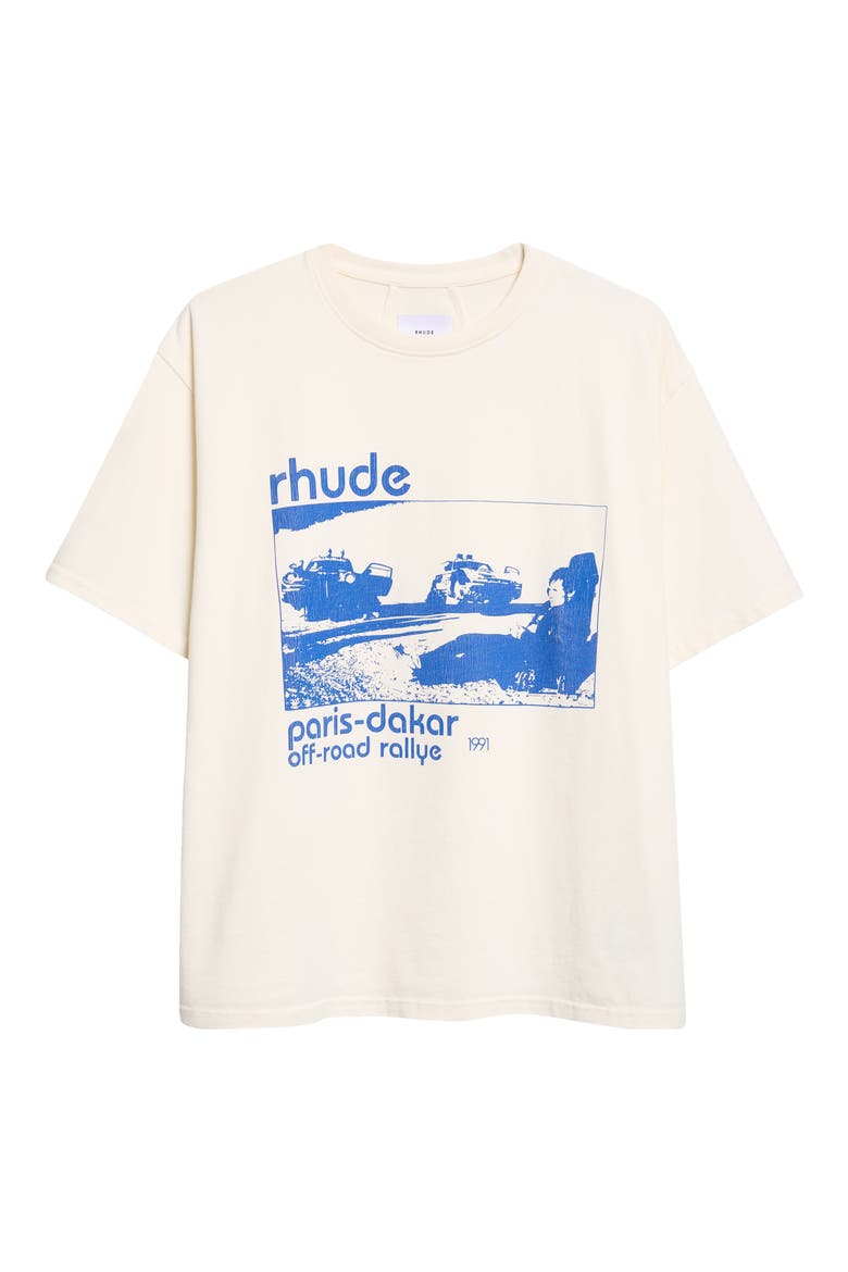 Trail of Dust Cotton Graphic T-Shirt, Alternate, color, VINTAGE WHITE/ BLUE