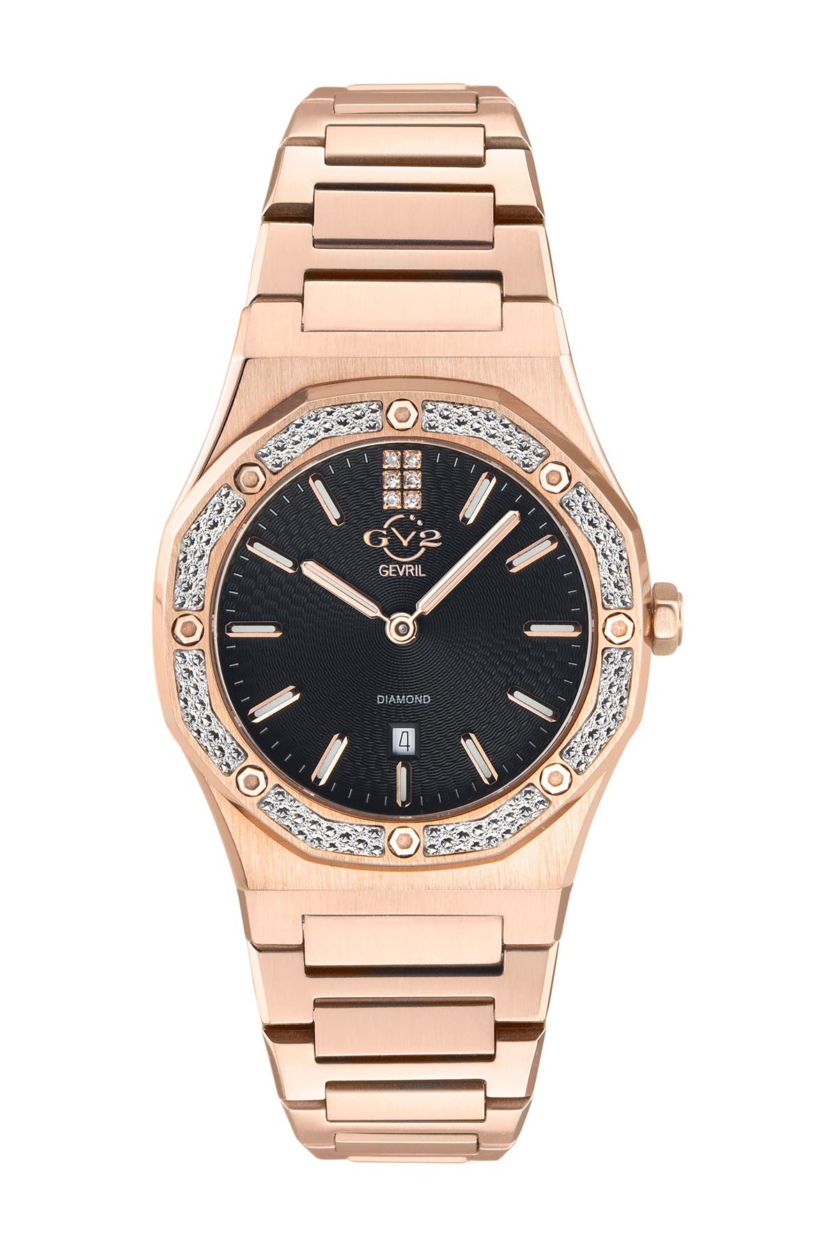 GV2 Women's GV2 Palmanova Black Dial Watch, 33mm