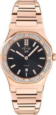 GV2 Women's GV2 Palmanova Black Dial Watch, 33mm