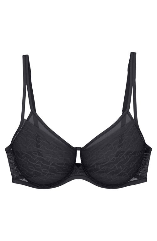 Triumph Signature Sheer Minimizer Bra In Black