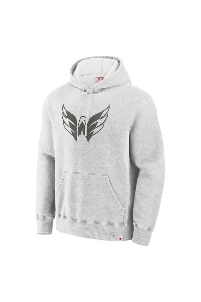 Men's Fanatics Cream Washington Capitals Made in Canada Pullover Hoodie, Alternate, color, Cream