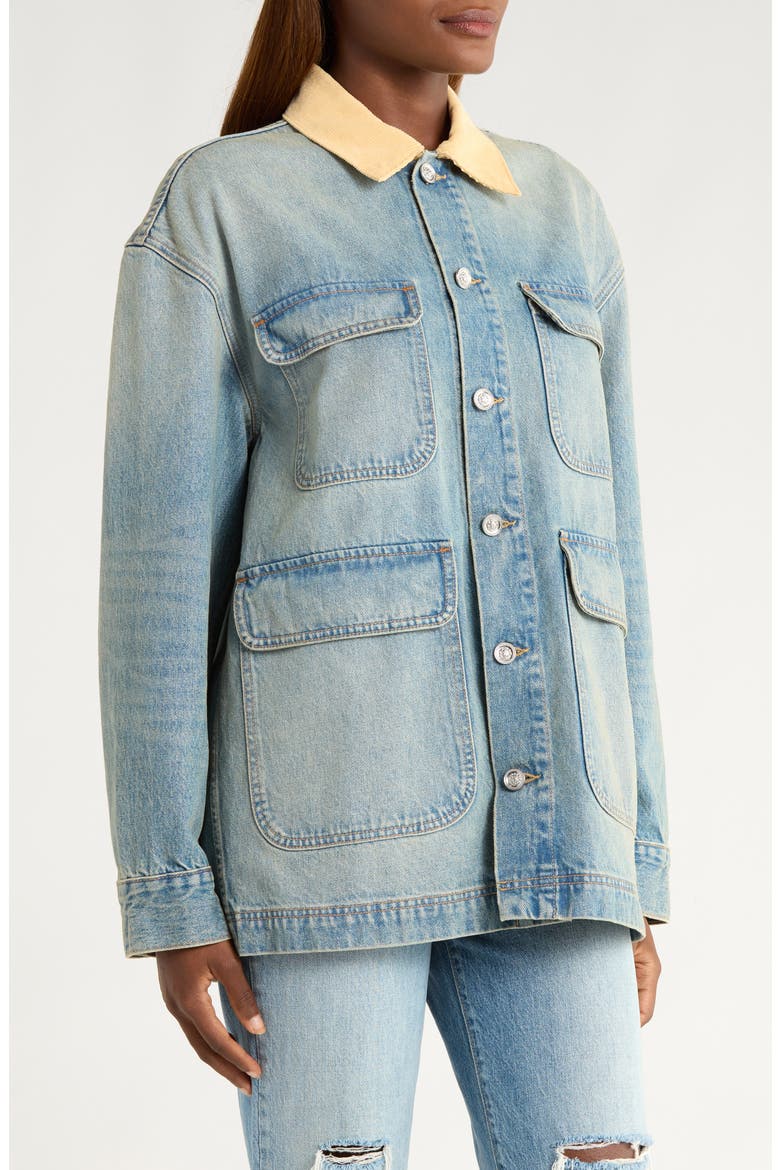Hayden Relaxed Denim Workwear Jacket, Alternate, color, SHES THE ONE