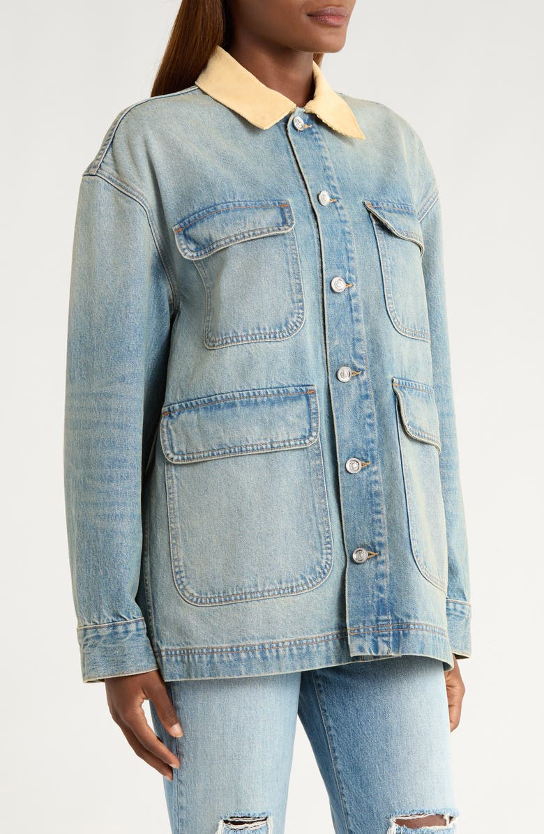 SLVRLAKE Hayden Relaxed Denim Workwear Jacket, Alternate, color, Shes The One