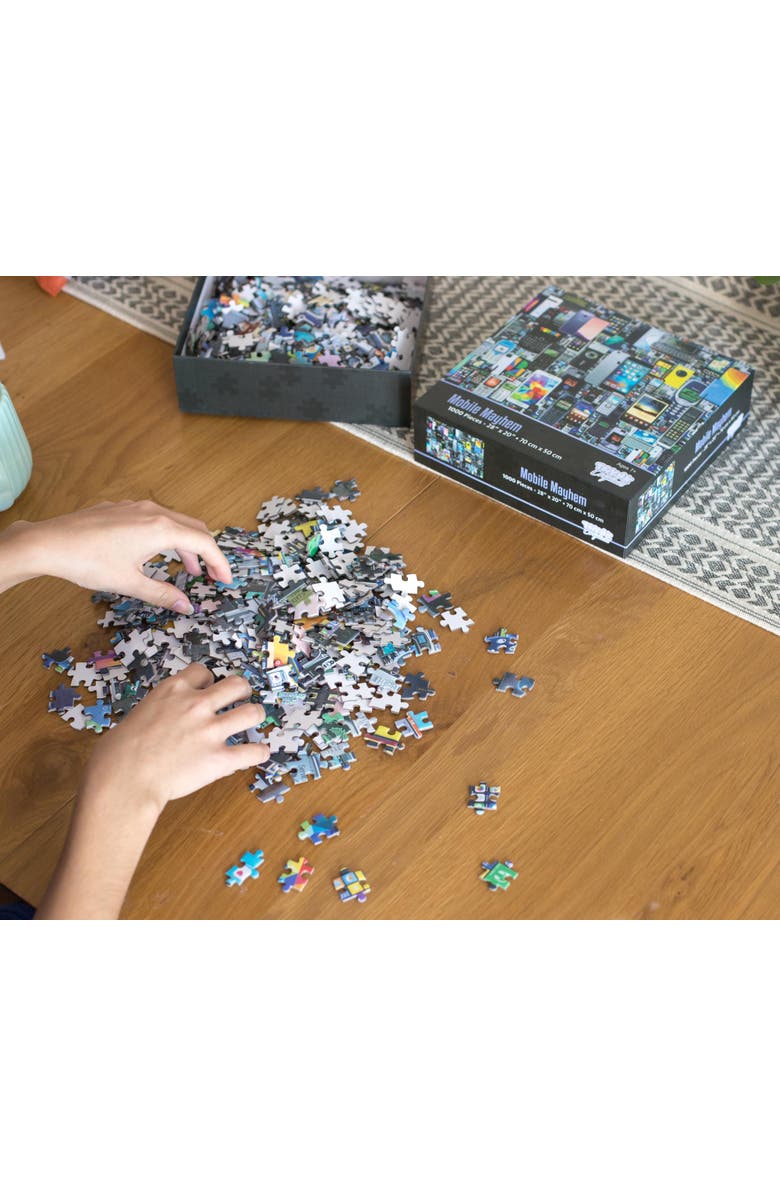 Toynk Mobile Mayhem Cell Phone Collage Puzzle | 1000 Piece Jigsaw Puzzle, Alternate, color, Multi-Color