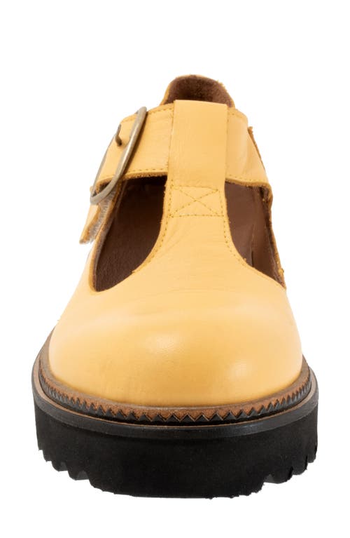 Bueno Abigail Mary Jane Loafer In Mustard